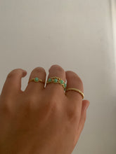 Charger l&#39;image dans la galerie, MINT CRYSTAL. ring set
