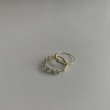 Load image into Gallery viewer, GREEN ADVENTURE STONE. ring set
