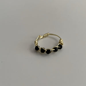 BLACK CRYSTAL. ring